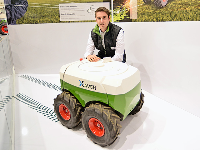 Future technologies and concepts, such as Fendtâ€™s robot planter, were on display at the 2017 Agritechnica in Hannover, Germany, Image by Jim Patrico